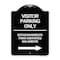 Signmission Bilingual Reserved Parking Visitor Parking Only Estacionamiento Para Visitantes, A-DES-BW-1824-24302 A-DES-BW-1824-24302 - alternate 1